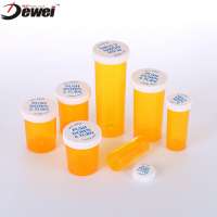 Capsules Injection  Pill Vial Plastic Bottle Vial Childproof Cap Vials