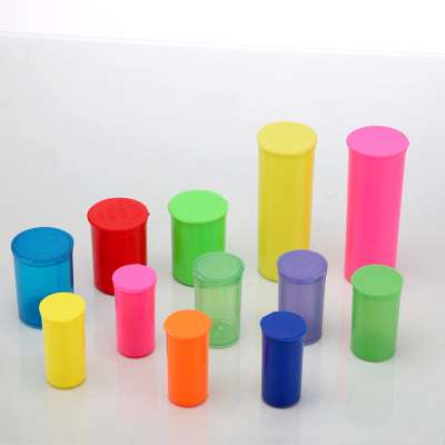 Custom Child Resistant Pop Top Weed Proof Containers Vials Medical Tobacco Bottle Smell Proof medicine vials