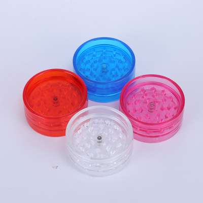 Oem Portable Plastic Herb Grinders Herbal Tobacco Smoking Accessories Weed Grinder