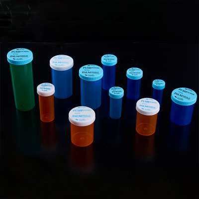 Plastic Dram Cap Pills Capsules Bottle Custom Pills Child Resistant Pill Bottle